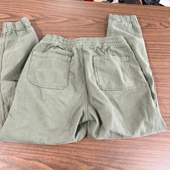 Marine Layer Luna Jogger Womens "Small" Pre-Owned Olive Green Pants Cargo Style - Picture 3 of 10